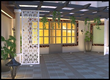 Building Lobby in 3.5 BHK Apartment at Ratan Galaxy, Vrindavan Yojna – for Sale