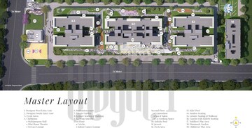 Master Plan in 4 BHK Apartment at Unique Envogue, Mundhwa – for Sale