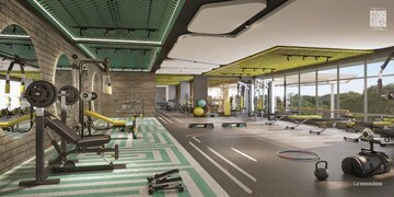 Gym in 4 BHK Apartment at Unique Envogue, Mundhwa – for Sale