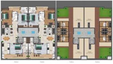 Floor Plan in 3 BHK Builder Floor at Sultanpur – for Sale