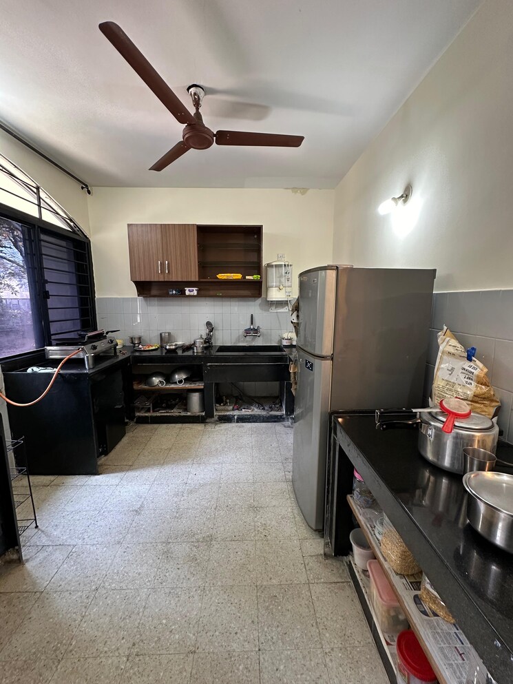 Kitchen, om-utopia 2 Bedroom 1140 Sq.Ft. Apartment In Wanowrie Pune 7214747