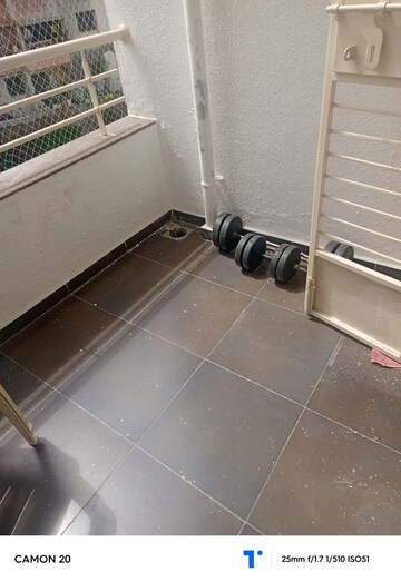 Balcony in 2 BHK Apartment at Nirman Viva Phase II, Ambegaon Budruk – for Rent