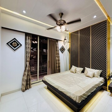 Bedroom in 2 BHK Apartment at Deeplaxmi Shreeji Meadows, Katrap – for Sale