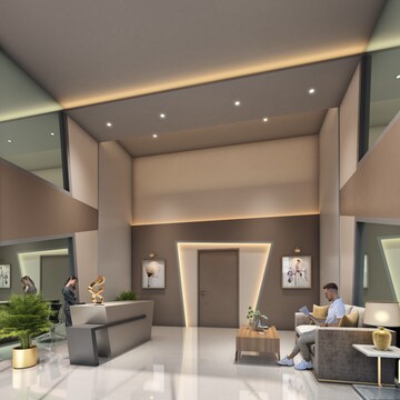 Master Bedroom in 2 BHK Apartment at Charms Global City, Ambernath East – for Sale