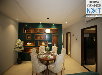 Living Room in 3 BHK Apartment at Sushma Grande Nxt, Ghazipur – for Sale