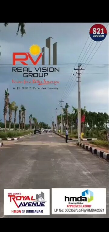  Plot – Exterior View View at SL Future City, Bibinagar - for Sale