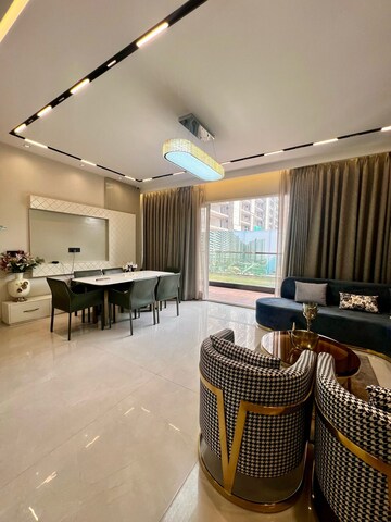 Living Room in 3 BHK Apartment at The Ananta Aspire, Utrathiya – for Sale