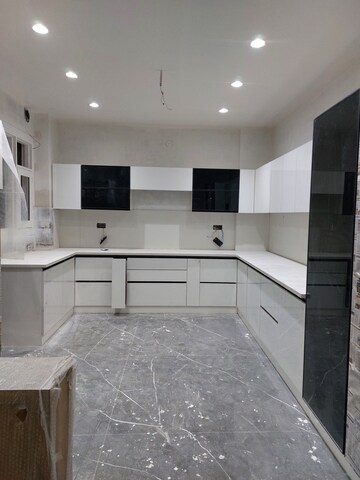 Kitchen in 4 BHK Builder Floor at Green Fields Colony – for Sale