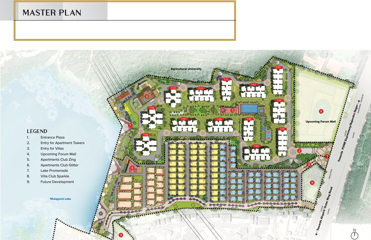 Master Plan, the-prestige-city-hyderabad 3 Bedroom 2136 Sq.Ft. Apartment In Rajendra Nagar Hyderabad 7216339