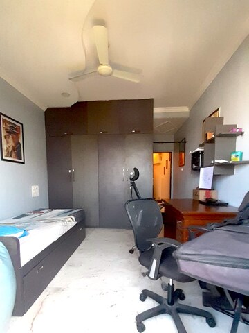 Master Bedroom in 3 BHK Apartment at Malhar Tower, Goregaon East – for Sale