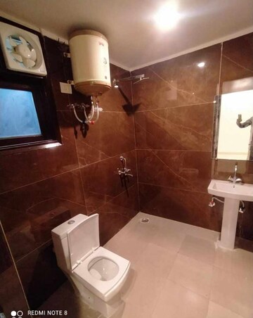 Bathroom in 3 BHK Builder Floor at Chattarpur – for Sale
