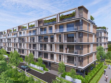3 BHK Builder Floor – Exterior View View at Signature Global City 93, Sector 93 - for Sale