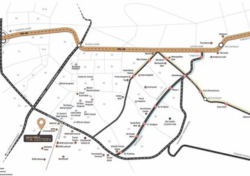 4 BHK Apartment – Map Location View at Smart World The Edition, Sector 66 - for Sale