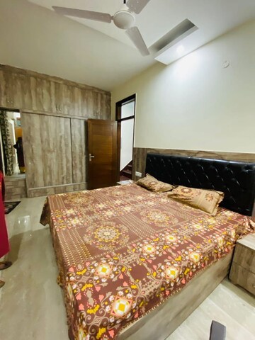 Bedroom in 3 BHK Apartment at Green Valley Heights, Dhakoli Village – for Sale
