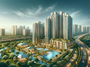 3.5 BHK Apartment – Exterior View View at Godrej Zenith, Sector 89 - for Sale