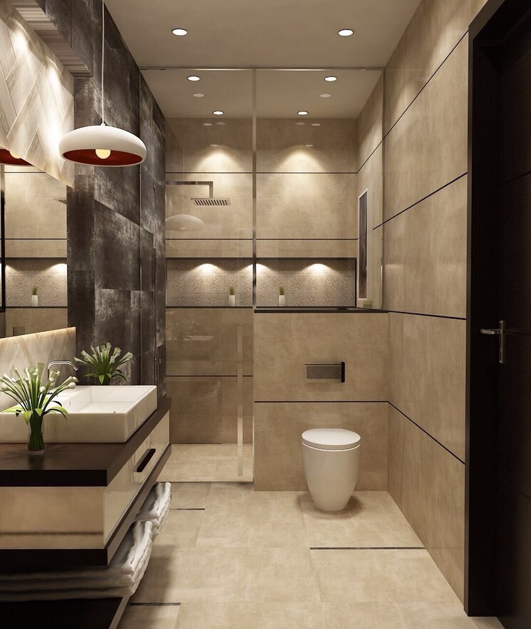 Bathroom, ruparel-panache 1 Bedroom 435 Sq.Ft. Apartment In Santacruz West Mumbai 7219670