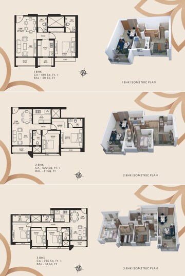 Floor Plan in 1 BHK Apartment at Metro Saraswati Square, Mulund West – for Sale