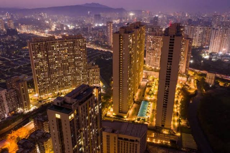 Exterior View, rustomjee-urbania 3 Bedroom 882 Sq.Ft. Builder Floor In Majiwada Thane 7223678