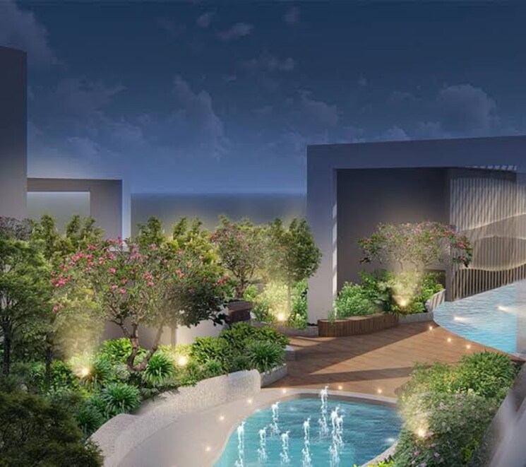 Swimming Pool, rustomjee-urbania 3 Bedroom 882 Sq.Ft. Builder Floor In Majiwada Thane 7223678