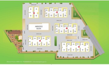 Master Plan in 2 BHK Apartment at Pacifica Hillcrest Phase 2, Gachibowli – for Sale