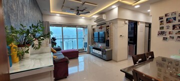 Living Room in 2 BHK Apartment at Rustomjee Urbania Azziano, Majiwada – for Sale