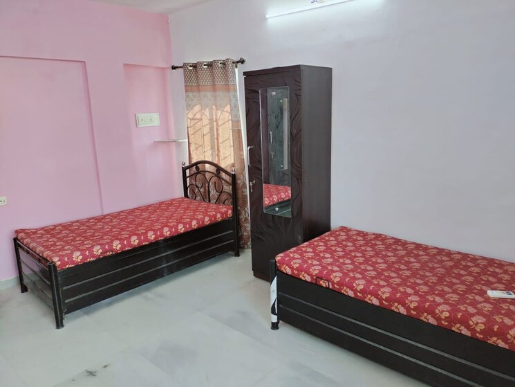 Bedroom, kanha-dutt-smriti-aangan 3 Bedroom 1200 Sq.Ft. Apartment In Kalewadi Pune 7225344