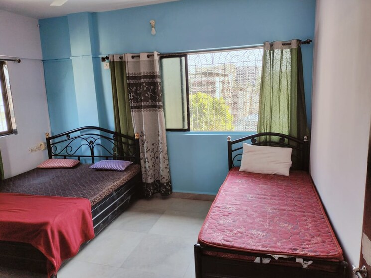 Bedroom, kanha-dutt-smriti-aangan 3 Bedroom 1200 Sq.Ft. Apartment In Kalewadi Pune 7225344