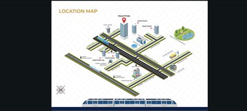 1 BHK Apartment – Map Location View at Mauli Pride, Malad East - for Sale