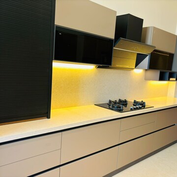 Kitchen in 3 BHK Apartment at Maya Green Lotus Utsav, International Airport Road – for Sale