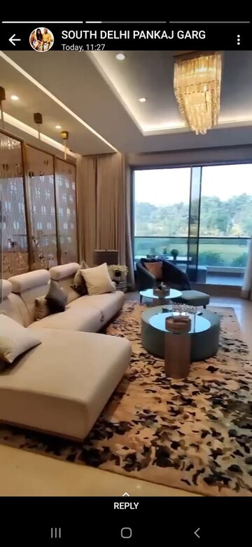Living Room in 4 BHK Builder Floor at Ashok Vihar – for Sale