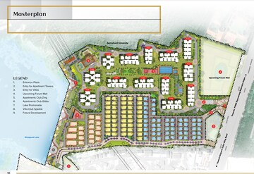 Master Plan in 3 BHK Apartment at The Prestige City Hyderabad, Rajendra Nagar – for Sale