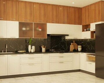 Kitchen in 4 BHK Builder Floor at Shalimar Bagh – for Sale