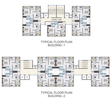 Floor Plan in 1 BHK Apartment at Shree Morya Sports City, Kalher – for Sale