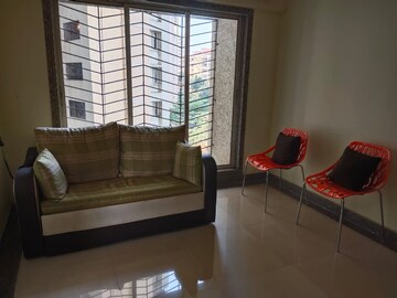 Living Room in 1 BHK Apartment at Siddhi Highland Park, Kolshet Road – for Sale