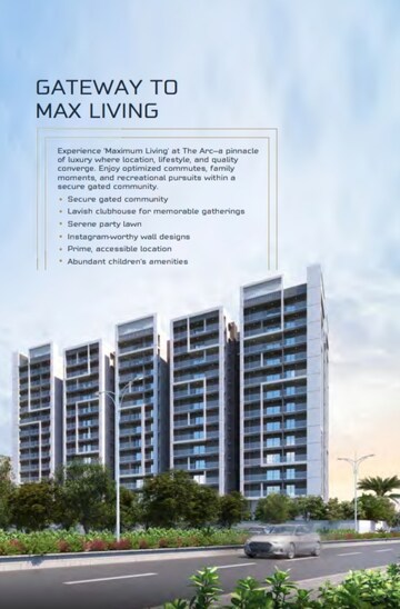 3 BHK Apartment – Exterior View View at Jain Fairmount The ARC, Dundigal - for Sale