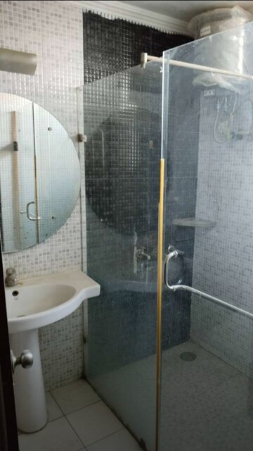 Bathroom in 3 BHK Apartment at Motia Blue Ridge, Dhakoli Village – for Sale