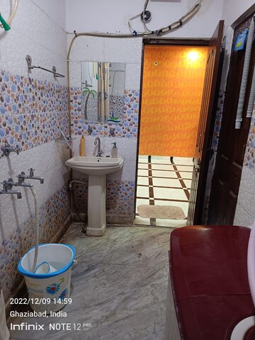 Bathroom in 2 BHK Builder Floor at Raj Nagar Extension – for Sale