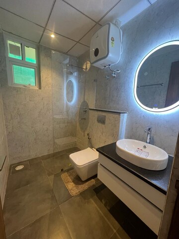 Bathroom in 3 BHK Apartment at Maya Green Lotus Utsav, International Airport Road – for Sale