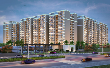 3 BHK Apartment – Exterior View View at Maya Green Lotus Utsav, International Airport Road - for Sale
