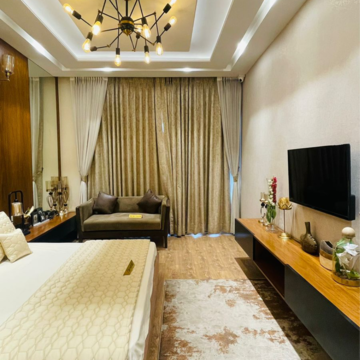Living Room in 3 BHK Apartment at Allwin El Spazia, Nagla Road – for Sale