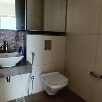 Bathroom in 3 BHK Apartment at Lodha Venezia, Lalbaug – for Rent