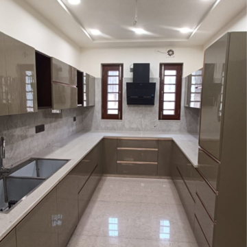 Kitchen in 4 BHK Builder Floor at Puri Aman Vilas, Sector 89 – for Sale