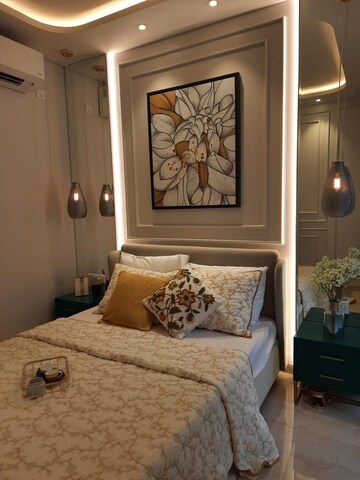 Living Room in 2 BHK Apartment at Lodha Sterling, Kolshet Road – for Sale
