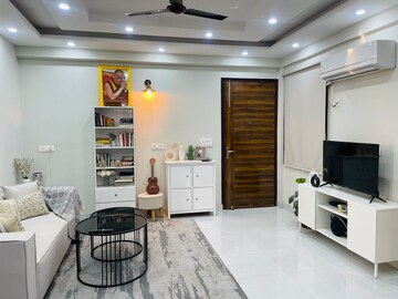 Living Room in 3 BHK Builder Floor at Chattarpur – for Sale