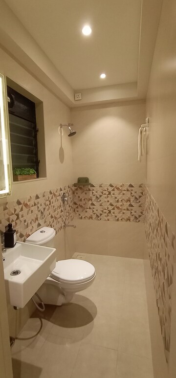 Bathroom in 1 BHK Apartment at Bhandup West – for Sale