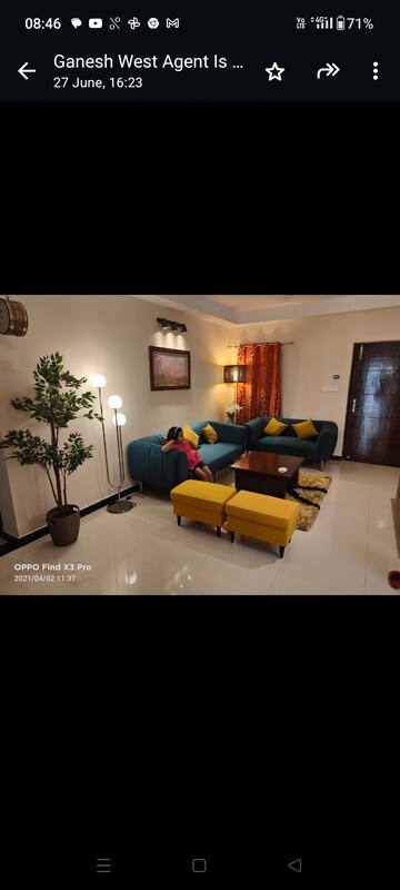 Living Room in 2 BHK Apartment at My Home Vihanga, Gachibowli – for Sale