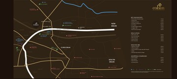 3.5 BHK Apartment – Map Location View at Pareena Coban Residences, Sector 99a - for Sale