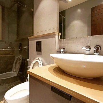Bathroom in 4 BHK Apartment at DLF The Belvedere Park, Sector 24 – for Sale