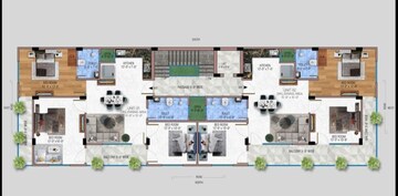Floor Plan in 3 BHK Builder Floor at Chhajjupur – for Sale