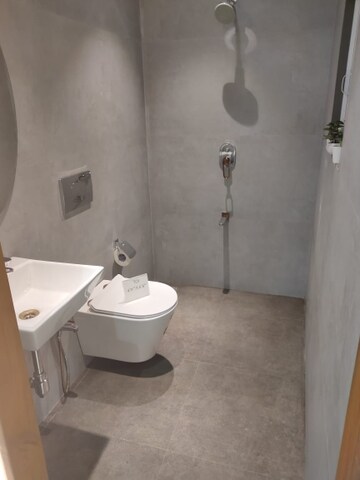 Bathroom in 1 BHK Apartment at Shiv Seasons, Naigaon East – for Sale